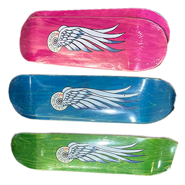 Eagle Skate XP "Eagle Wing and Skate Wheel" Mix Stained Deck