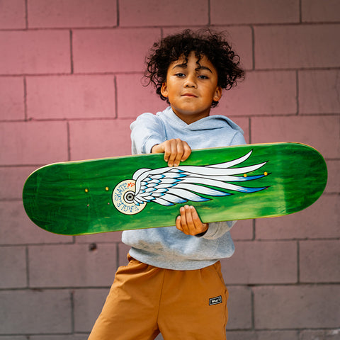 🔥🛹 Eagle Skate XP "Eagle Wing and Skate Wheel" Mix Stained Deck 🔥🛹